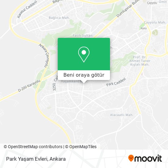 Park Yaşam Evleri harita