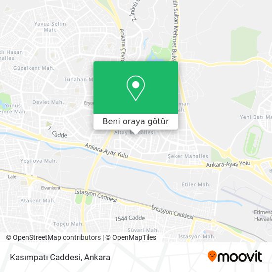 Kasımpatı Caddesi harita