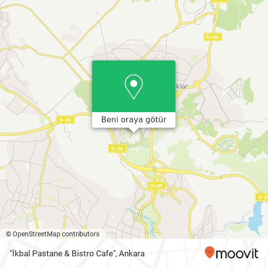 "İkbal Pastane & Bistro Cafe" harita