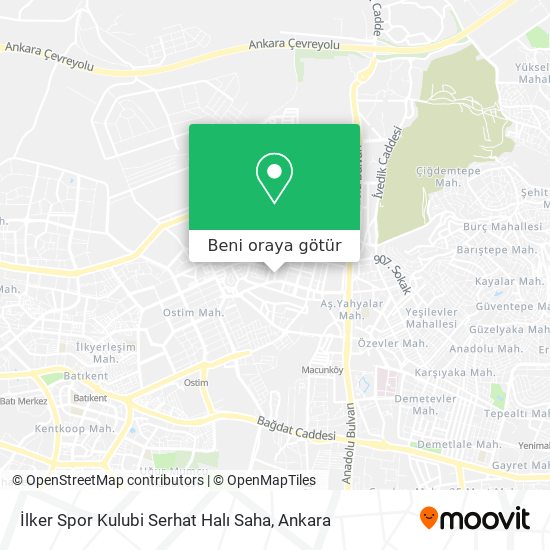 İlker Spor Kulubi Serhat Halı Saha harita