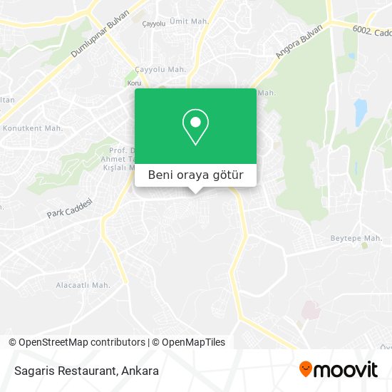 Sagaris Restaurant harita