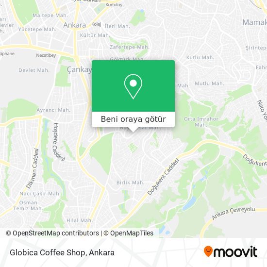Globica Coffee Shop harita