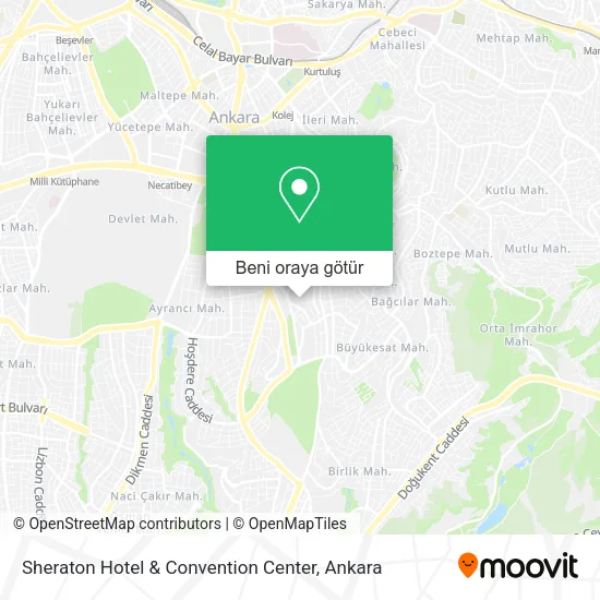 Sheraton Hotel & Convention Center harita