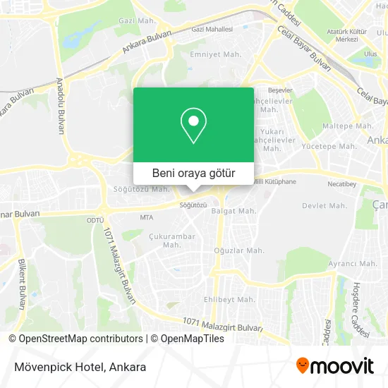 Mövenpick Hotel harita