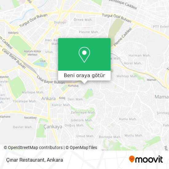 Çınar Restaurant harita
