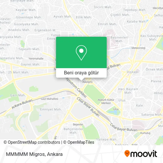 MMMMM Migros harita