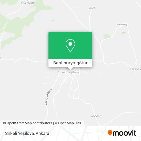 Sirkeli Yeşilova harita