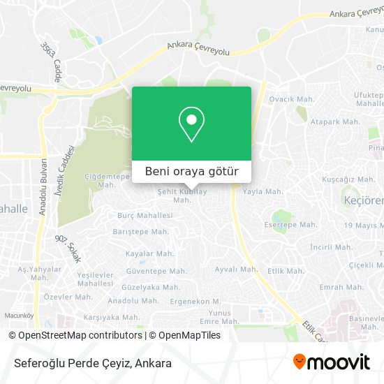 Seferoğlu Perde Çeyiz harita