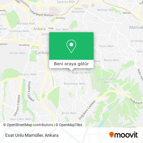 Esat Unlu Mamüller harita