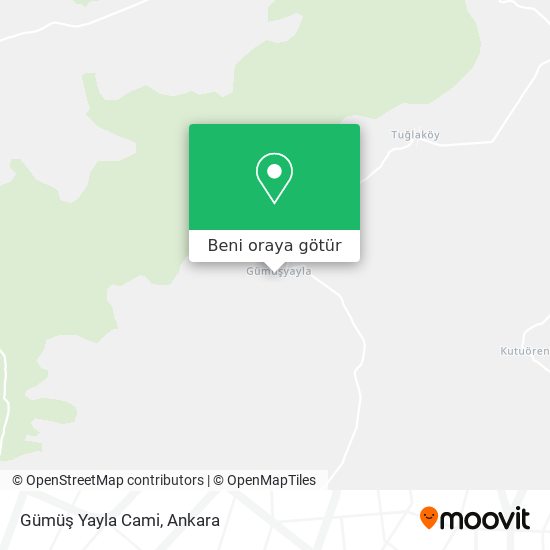 Gümüş Yayla Cami harita