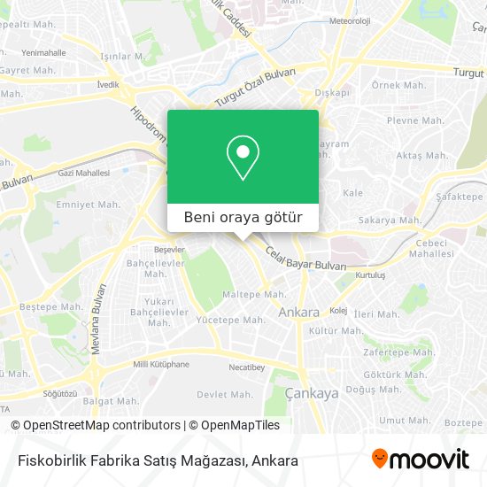 Fiskobirlik Fabrika Satış Mağazası harita