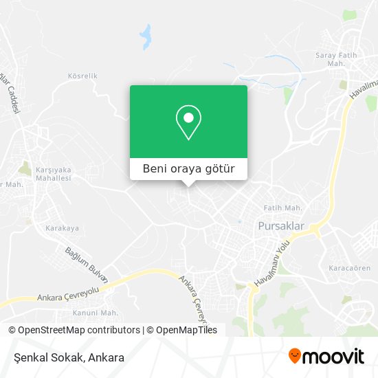 Şenkal Sokak harita