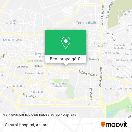 Central Hospital harita