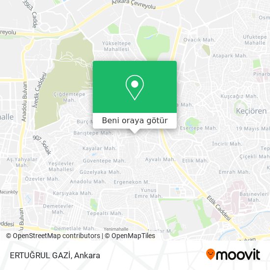 ERTUĞRUL GAZİ harita
