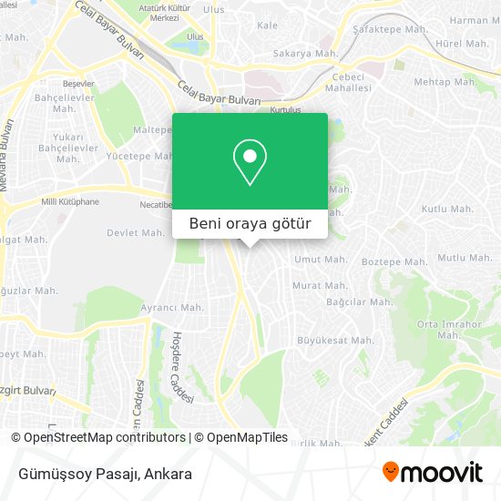 Gümüşsoy Pasajı harita