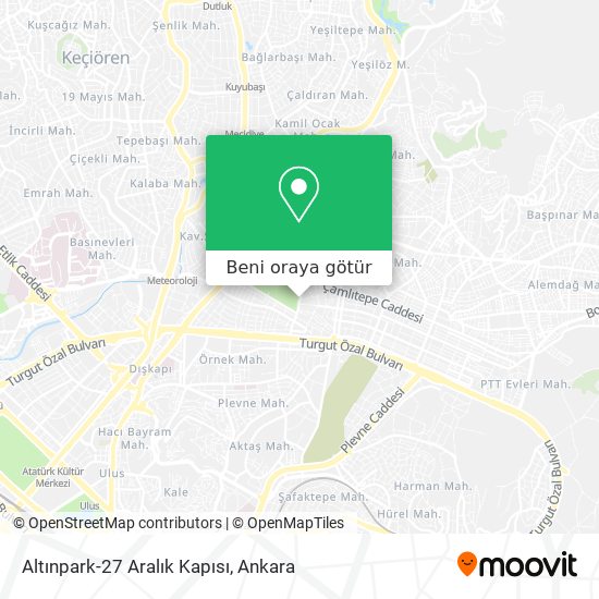 Altınpark-27 Aralık Kapısı harita