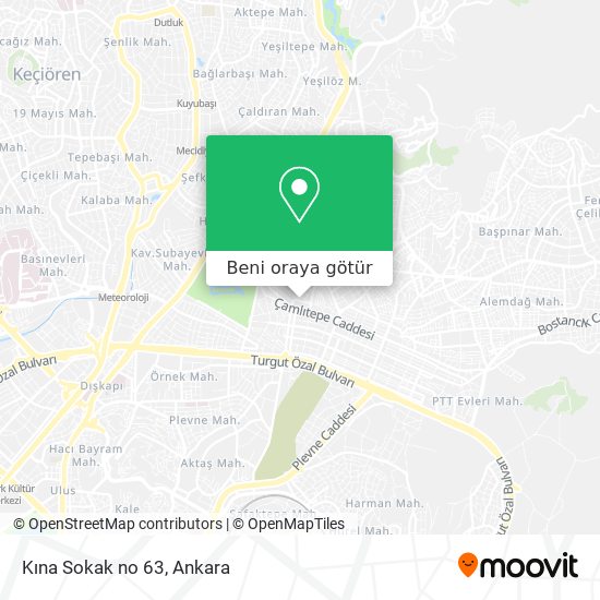 Kına Sokak no 63 harita