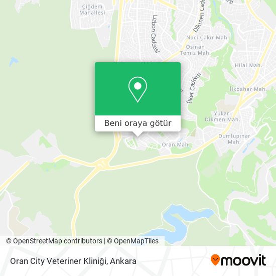 Oran City Veteriner Kliniği harita