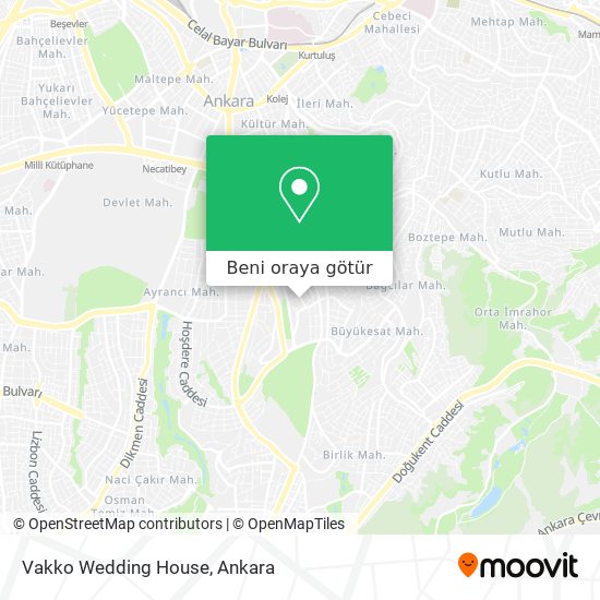 Vakko Wedding House harita