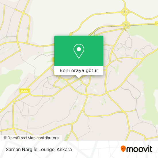 Saman Nargile Lounge harita