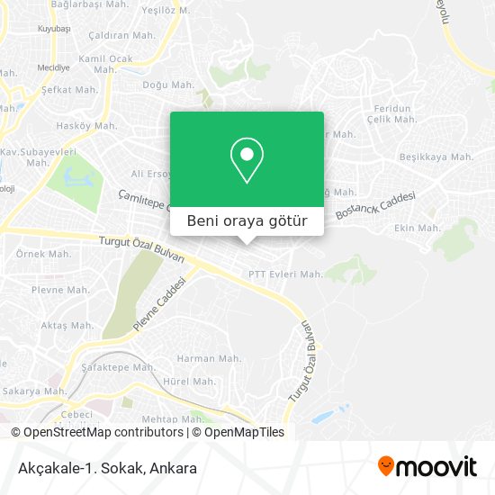 Akçakale-1. Sokak harita