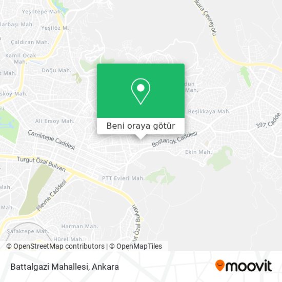 Battalgazi Mahallesi harita