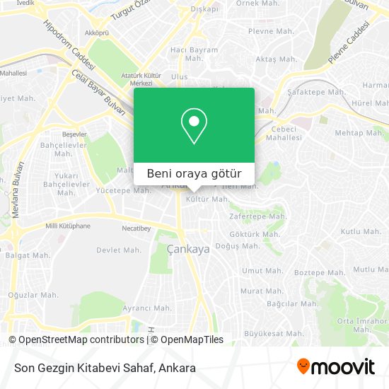 Son Gezgin Kitabevi Sahaf harita