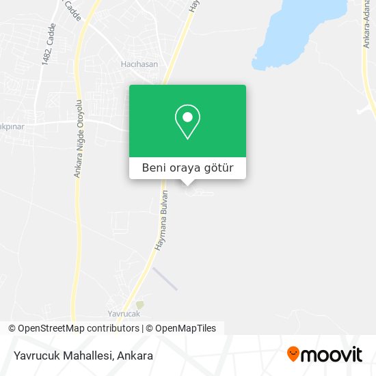 Yavrucuk Mahallesi harita