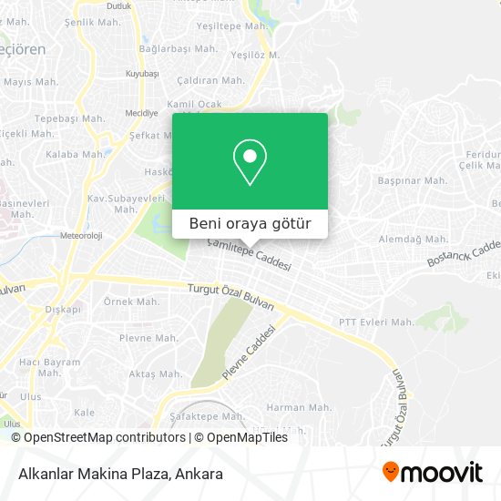 Alkanlar Makina Plaza harita