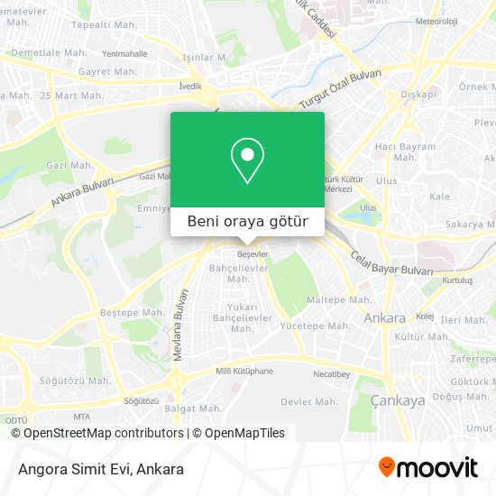 Angora Simit Evi harita