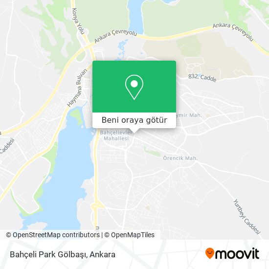 Bahçeli Park Gölbaşı harita
