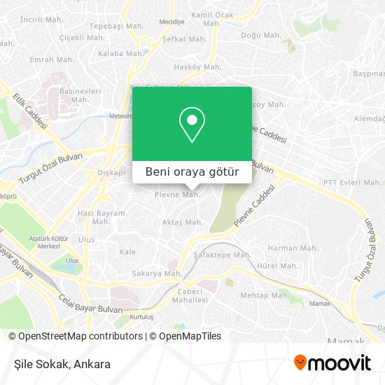 Şile Sokak harita