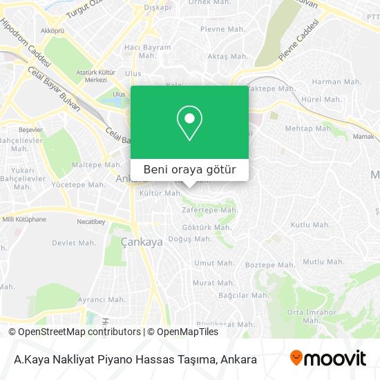 A.Kaya Nakliyat Piyano Hassas Taşıma harita