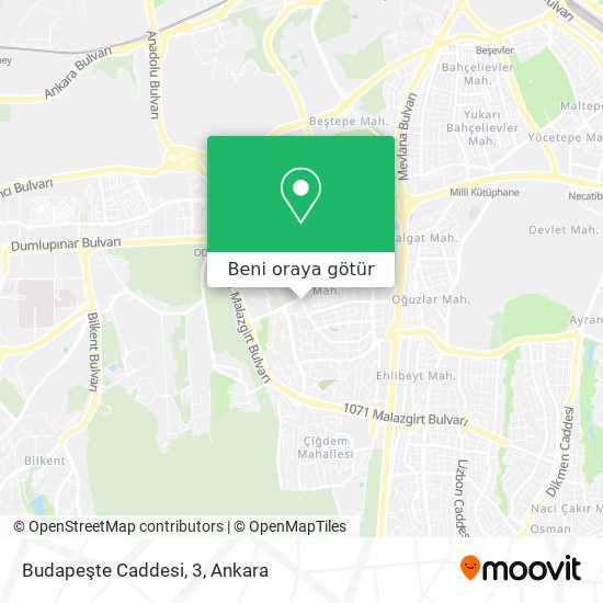 Budapeşte Caddesi, 3 harita