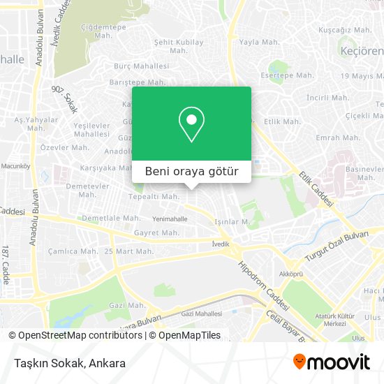 Taşkın Sokak harita