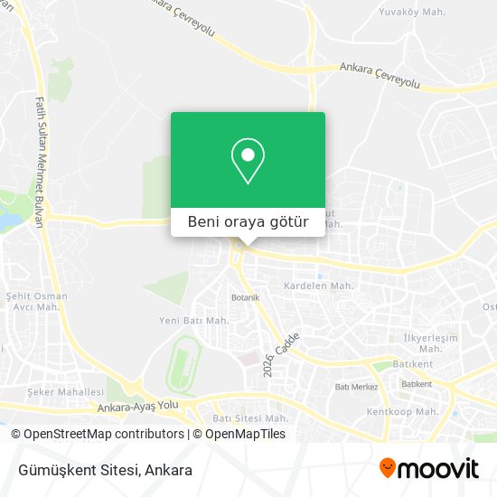 Gümüşkent Sitesi harita