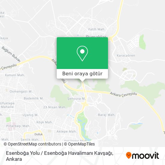 Esenboğa Yolu / Esenboğa Havalimanı Kavşağı harita