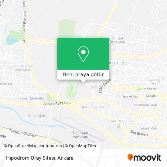 Hipodrom Oray Sitesi harita