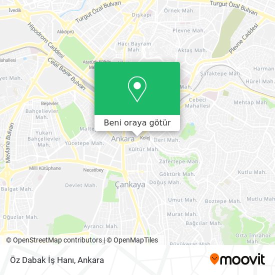 Öz Dabak İş Hanı harita