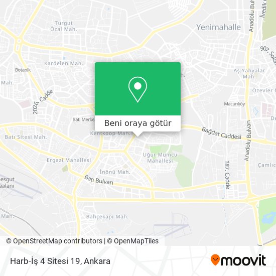 Harb-İş 4 Sitesi 19 harita
