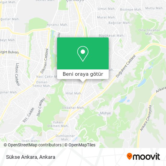 Sükse Ankara harita