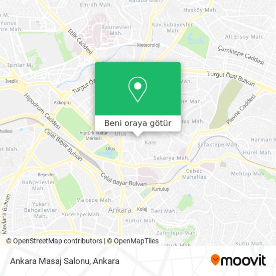 Ankara Masaj Salonu harita
