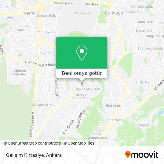 Gelişim Kırtasiye harita