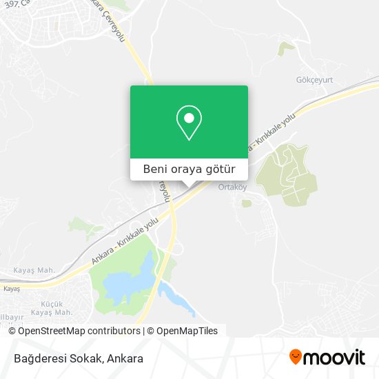 Bağderesi Sokak harita