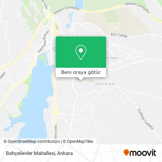 Bahçelievler Mahallesi harita
