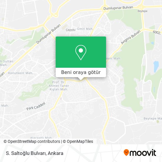 S. Saltoğlu Bulvarı harita
