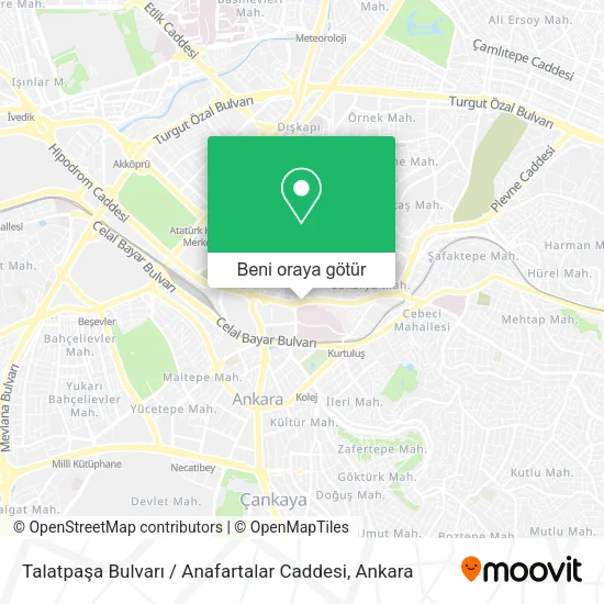 Talatpaşa Bulvarı / Anafartalar Caddesi harita