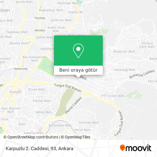 Karpuzlu 2. Caddesi, 93 harita