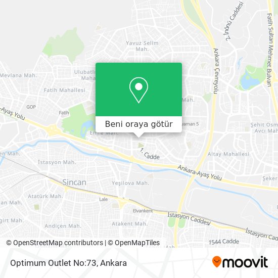 Optimum Outlet No:73 harita