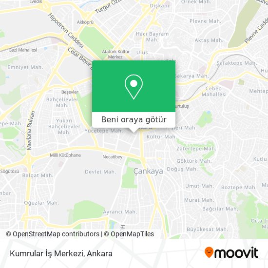 Kumrular İş Merkezi harita